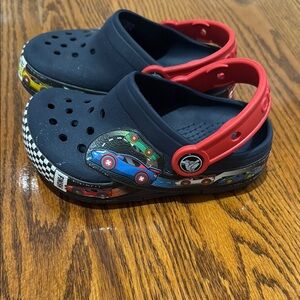 Kids' light up car crocs size 10C